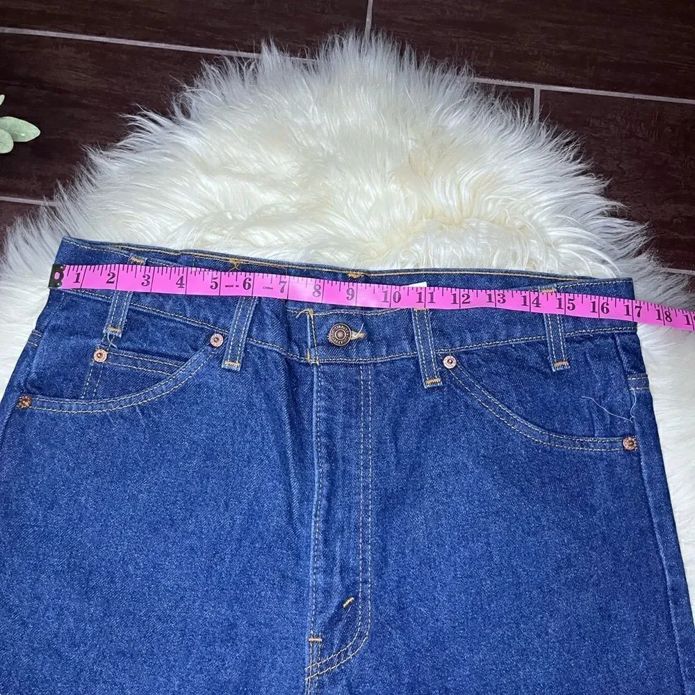 Levi’s 517 vintage Made in USA  Orange Tab blue jeans sz 36X30